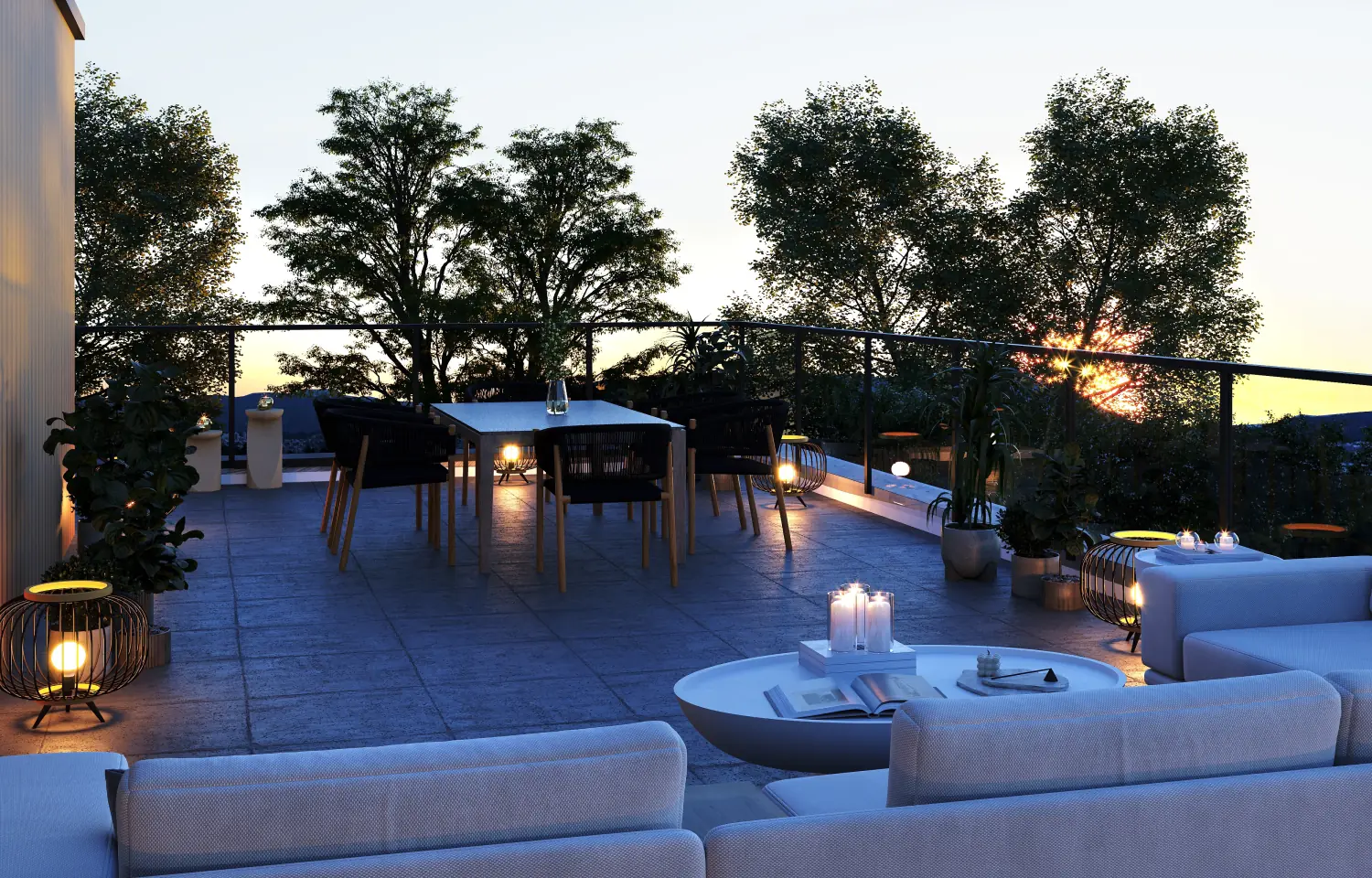 BLVD On The Greenway — Private rooftop terrace