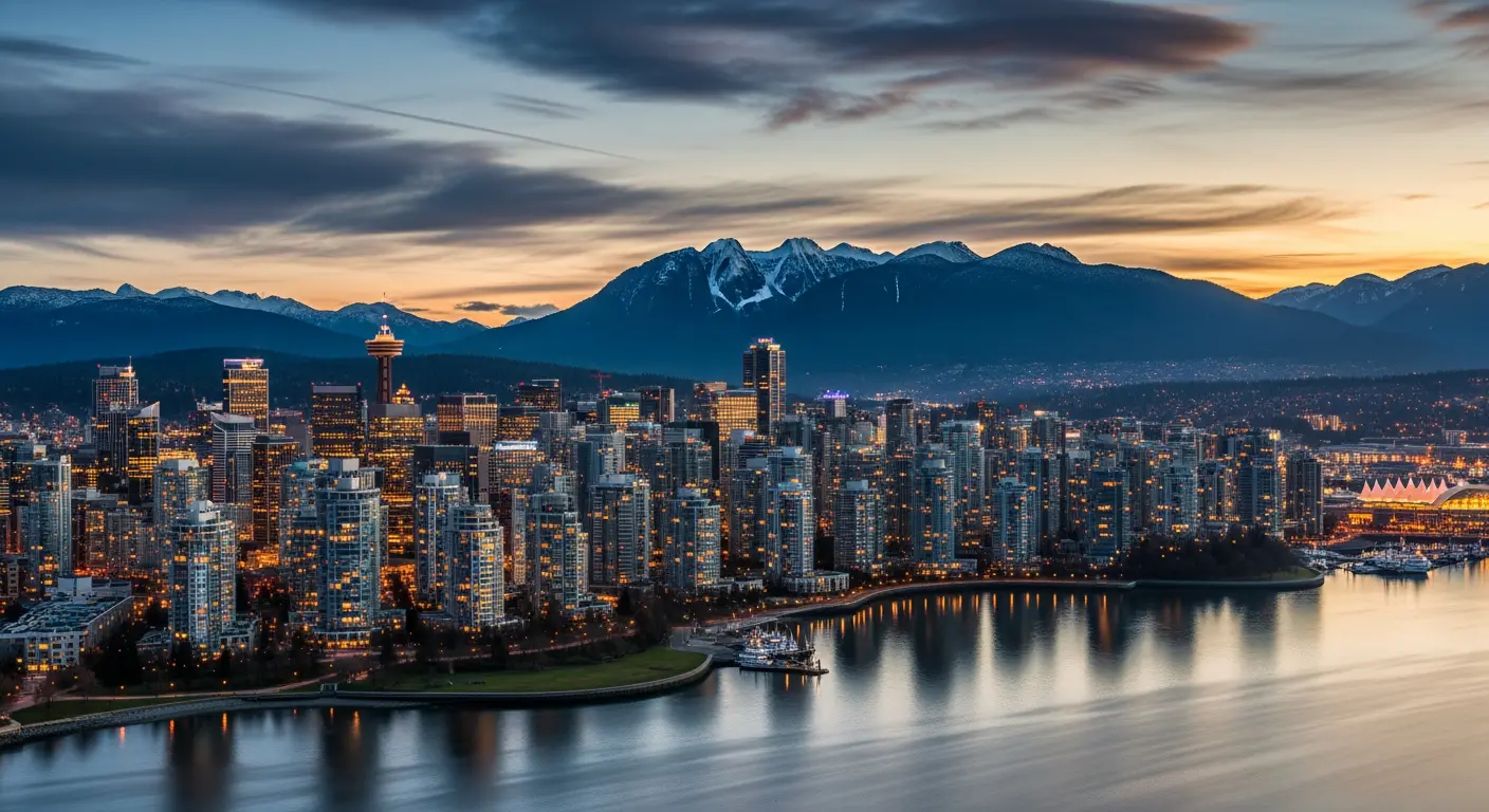 Vancouver skyline representing the 2026 annual real estate market report